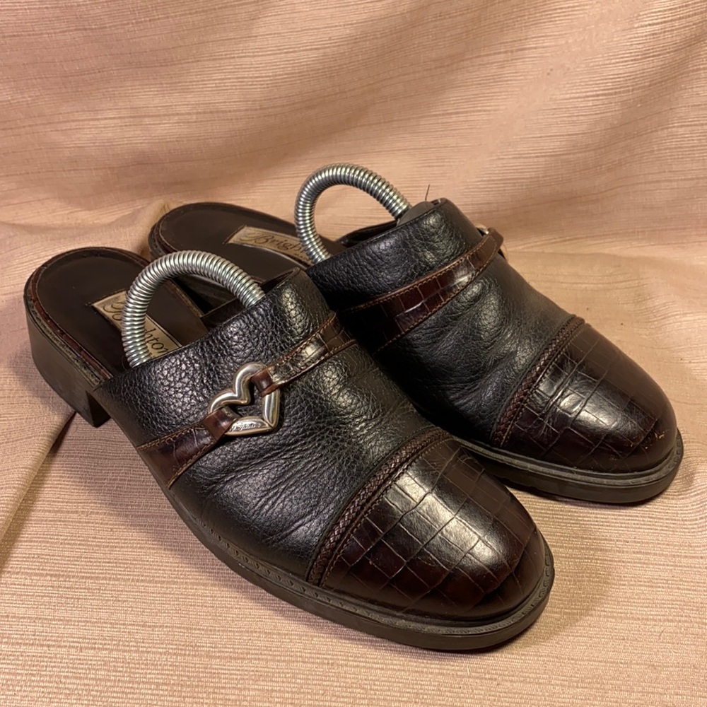 Brighton leather made in Italy 🇮🇹 leather mules